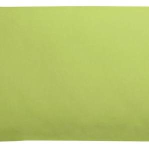 Seitenschläferkissenbezug KNEER Edel-Zwirn-Jersey Kissenbezüge B/L: 140 cm x 40 cm, 1 St., Baumwolle, grün Kopfkissenbezüge für Seitenschläferkissen