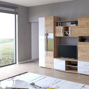Wohnwand Tv Lowboard Elegante Anbauwand Für Wohnzimmer Modern Rötz