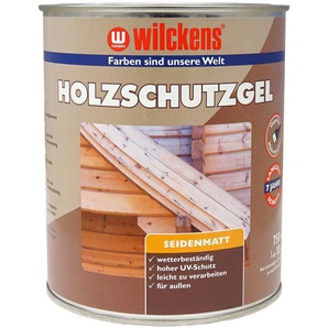 Wilckens 0,75l Holzschutz-Gel Mahagoni Wetterschutz Holzlasur Holz Schutz