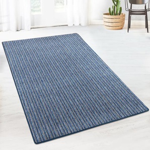 Teppich-Läufer auf Maß | Trier | Blau | Breite: 100 cm, Länge: 1800 cm