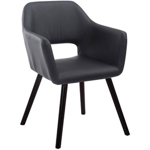 Midhus Dining Chair - Modern - Black - Wood - 62 cm x 60 cm x 85 cm