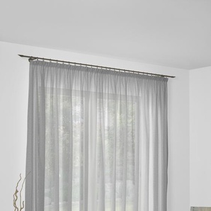 Vorhang WIRTH Sunday Gardinen Gr. 255 cm, Multifunktionsband, 142 cm, grau (hellgrau) Gardinen nach Räumen