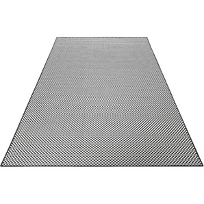 Teppich ESPRIT Raccoon Teppiche Gr. B/L: 200 cm x 290 cm, 4 mm, 1 St., schwarz (schwarz, weiß) Kurzflor-Teppiche In- und Outdoor geeignet