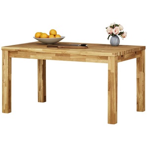 Esstisch mit Ansteckplatten  Tilo ¦ holzfarben