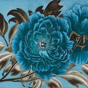Komar Fototapete Royal Peony, glatt, Wald, floral, (Packung, 1 St), Vlies, Wand, Decke, Schräge