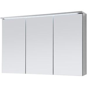Spiegelschrank Bad TWO mit LED Beleuchtung Badspiegel Badschrank Spiegel grau