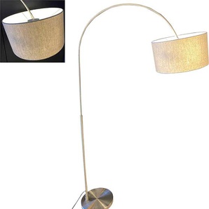 Stehlampe FISCHER & HONSEL Arc Leuchten Gr. 3 flammig, Höhe: 170 cm, 1 St., beige (nickelfarben, sand) Standleuchte Stehlampe Stehleuchten