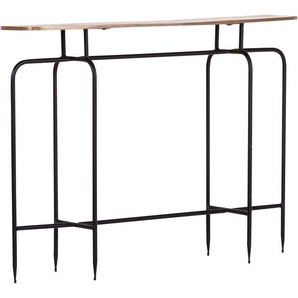 Konsolentisch GUTMANN FACTORY Mix&Match Tische schwarz (messingfarbe, schwarz) Wandtische Konsolentische Tisch Breite 120 cm