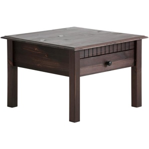Couchtisch HOME AFFAIRE Tische B/H/T: 60 cm x 42 cm x 60 cm, braun Couchtisch Eckige Couchtische Holz-Couchtische eckig Tisch Home affaire, Breite 60 cm