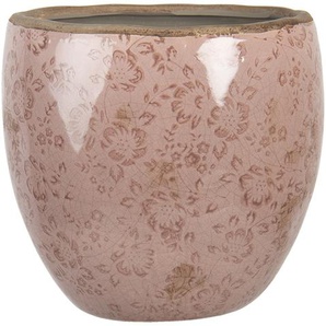 Clayre & Eef Pflanzentopf 6CE1250M Ø 18*17 cm - Rosa Keramik