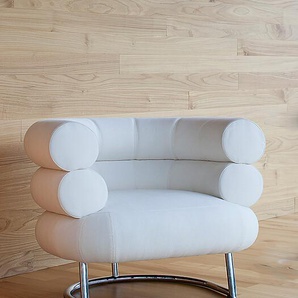 Sessel Bibendum ClassiCon weiß, Designer Eileen Gray, 72x90x79 cm
