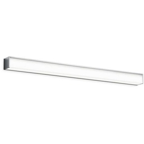Helestra LED-Wandleuchte, Chrom, Alu, Eisen, Stahl & Metall 90 cm