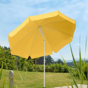 Sonnenschirm SCHNEIDER SCHIRME Ibiza Standschirme gelb Sonnenschirme abknickbar, ohne Schirmständer