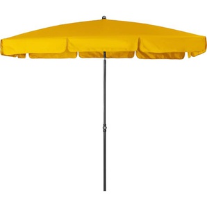 Rechteckschirm DOPPLER Sunline Waterproof Neo Standschirme , gelb Sonnenschirme UV-beständig, Maße: 225x120 cm