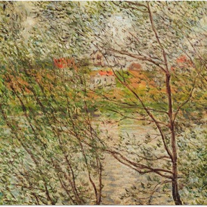 Artland Wandbild Blick durch Frühlingszweige. 1878., Bäume (1 St), als Alubild, Leinwandbild, Wandaufkleber oder Poster in versch. Größen