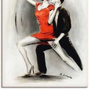Artland Wandbild Leidenschaftliches Tanzpaar, Menschen (1 St), als Alubild, Leinwandbild, Wandaufkleber oder Poster in versch. Größen