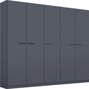 Drehtürenschrank RAUCH Oteli Schränke Gr. B/H/T: 226 cm x 229 cm x 54 cm, Ohne Spiegel, grau (graumetallic) Kleiderschränke inkl. Einteilung mit 3 Schubladen, zusätzl. Böden, auch Spiegel Bestseller