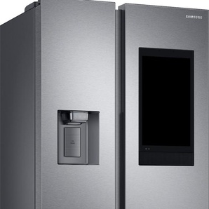 Samsung Side-by-Side, RS6HA8891SL, 178 cm hoch, 91,2 breit E (A bis G) Bestseller Einheitsgröße silberfarben Side-by-Side Kühl-Gefrierkombinationen Kühlschränke Haushaltsgeräte