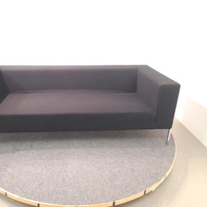 MDF Design Italia das schwarze Sofa, 3 Sitzer, gebraucht
