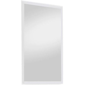 Spiegel Polygon in weiß, 60 x 100 cm