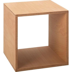 Tojo Beistelltisch Tojo-cube, aus Buche Multiplex, geölt, Maße (35/35/35 cm)