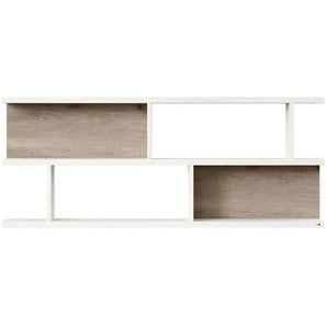 SetOne by Musterring Hängeelement , Weiß, Eiche , 150x60.6x20 cm , Wohnzimmer, Wohnwände, Hängeelemente