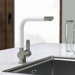 Küchenarmatur RIO, Wasserhahn Küche mit Energiesparfunktion, 360 Grad Mischbatterie Küche