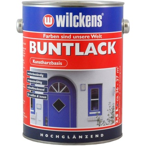 Wilckens 2,5l Buntlack hochglänzend Tiefschwarz Farblack Holzlack Metall Lack