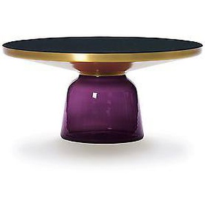 Classicon Bell Coffee Table Sebastian Herkner Amethyst - Violett Messing
