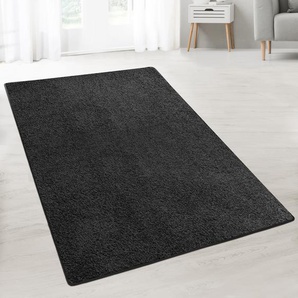 Shaggy-Teppich auf Maß | Barcelona | Schwarz 78 | Breite: 66 cm, Länge: 800 cm