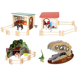 Playtive Spieltiere Set, aus Holz