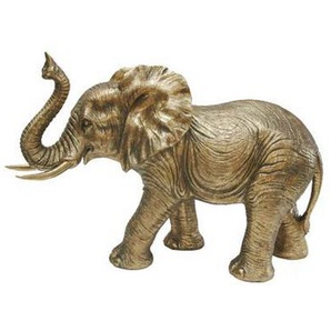 Ambia Home Dekoelefant , Mehrfarbig , Kunststoff , 19x34 cm , zum Stellen , Dekoration, Skulpturen & Dekoobjekte, Dekotiere