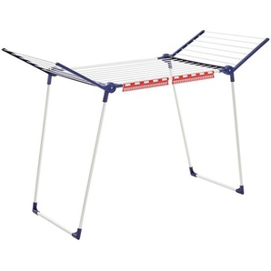 Leifheit Standtrockner Pegasus 180 Solid , Blau, Weiß , Metall , 66x87 cm , klappbar , Haushaltsreinigung, Haushaltsgeräte, Trockner