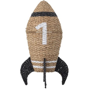 Aufbewahrungskorb Rakete, aus Seegras, 40 x 68,5 cm, von Bloomingville