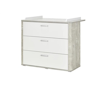 Wickelkommode - weiß - 110 cm - 98 cm - 71 cm | Möbel Kraft