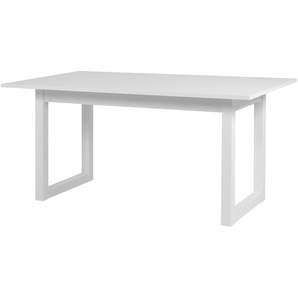 Esstisch ausziehbar - weiß - 90 cm - 75 cm | Möbel Kraft
