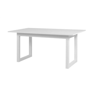 Esstisch ausziehbar - weiß - 90 cm - 75 cm | Möbel Kraft