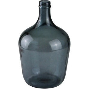 Bodenvase AM DESIGN Vasen Gr. B/H/T: 27,00 cm x 42,00 cm x 27,00 cm, blau (dunkelblau) Bodenvasen mundgelasen, Höhe 42 cm
