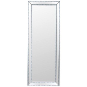 Xora Wandspiegel , Silber , Glas , rechteckig , 60x160x4 cm , senkrecht und waagrecht montierbar , Schlafzimmer, Spiegel, Wandspiegel