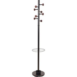 INOSIGN Garderobenständer, aus Metall, Höhe 172 cm, 8 Haken, mit Schirmhalter