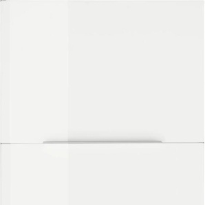 Kühlumbauschrank HELD MÖBEL Brindisi Schränke Gr. B/H/T: 60 cm x 200 cm x 60 cm, 3 St., weiß (weiß hochglanz, wotaneichefarbe) Küchenserien 60 cm breit, 200 hoch, hochwertige MDF Fronten