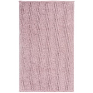 Aquanova Badematte PER , Pink , Textil , rechteckig , 60 cm , für Fußbodenheizung geeignet, rutschfest , Badtextilien, Badematten