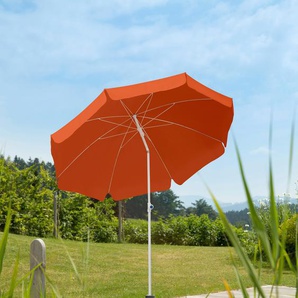Sonnenschirm SCHNEIDER SCHIRME Ibiza Standschirme orange (terracotta) Sonnenschirme abknickbar, ohne Schirmständer