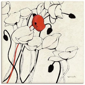 Artland Wandbild Faden des Lebens I, Blumen (1 St), als Leinwandbild, Wandaufkleber oder Poster in versch. Größen