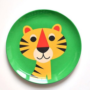 Kindergeschirr Teller Tiger, aus Melamin, Ingela P. Arrhenius für OMM Design