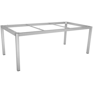 Stern Tischgestell Tischsystem , Edelstahl , Metall , eckig , 100x73 cm , Esszimmer, Tische, Esstische, Tischsysteme