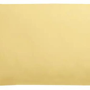 Seitenschläferkissenbezug KNEER Edel-Zwirn-Jersey Kissenbezüge B/L: 140 cm x 40 cm, 1 St., Baumwolle, gelb Kopfkissenbezüge für Seitenschläferkissen