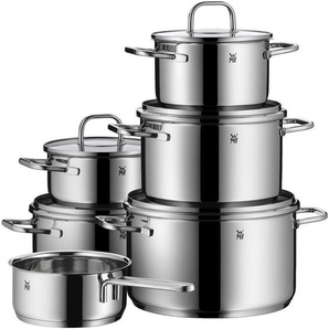 WMF Topf-Set »Inspiration«, Cromargan® Edelstahl Rostfrei 18/10 (Set, 11-tlg), Induktion