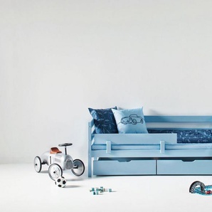 Hoppekids Einzelbett »ECO Comfort« (Set), mit Rollrost in 8 Farben, wahlweise mit Matratze und Absturzsicherung