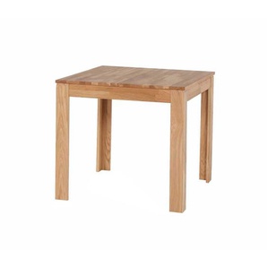 Massivholztisch aus Eiche geölt quadratisch